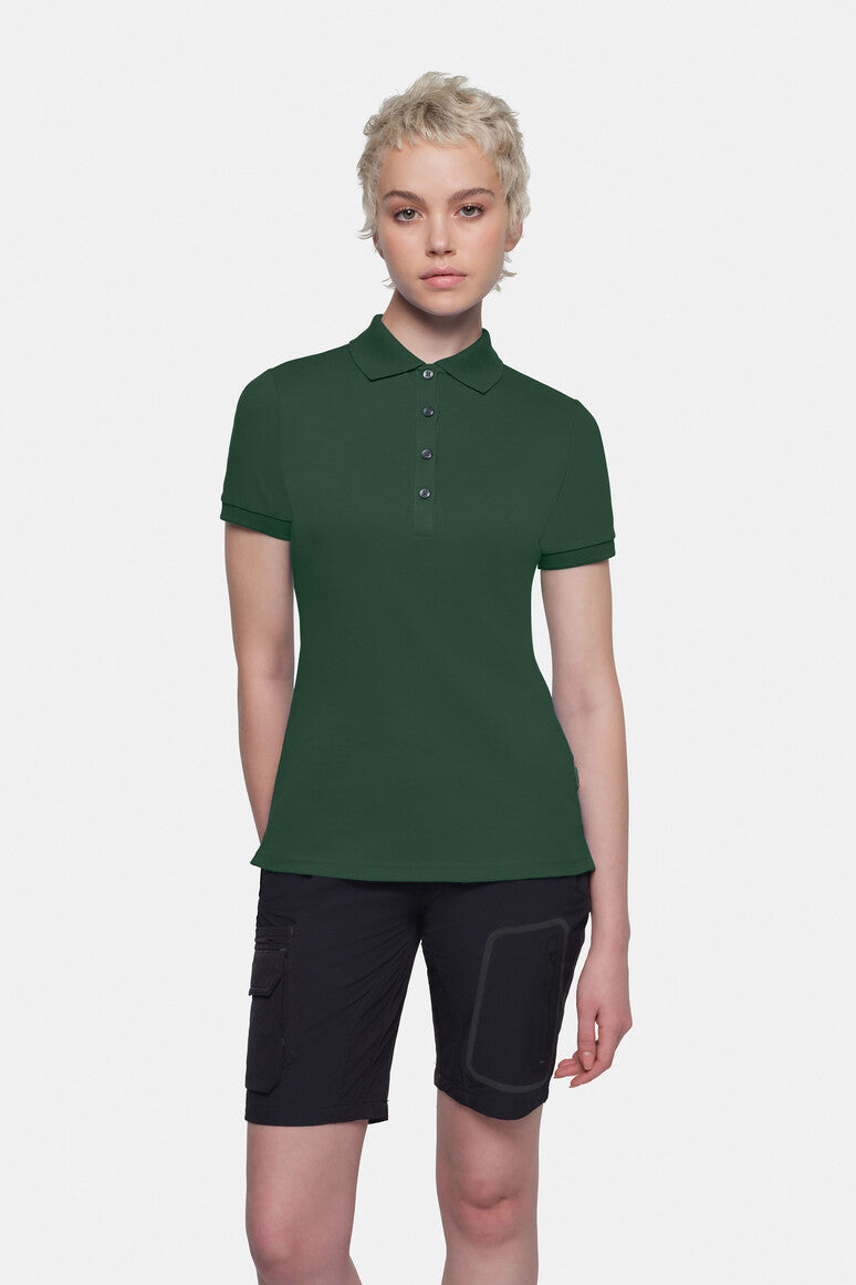 HAKRO Cotton Tec® Damen Poloshirt tanne