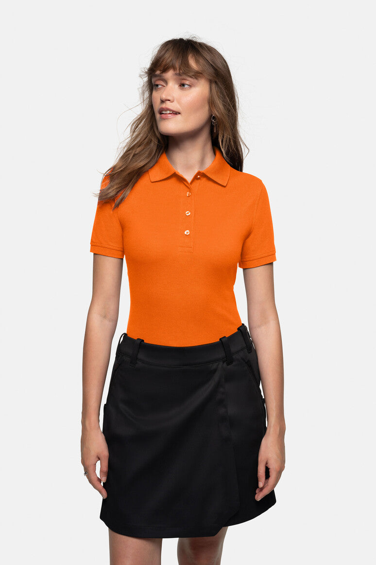 HAKRO Damen Poloshirt Mikralinar® orange