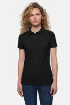 HAKRO Damen Poloshirt Top schwarz