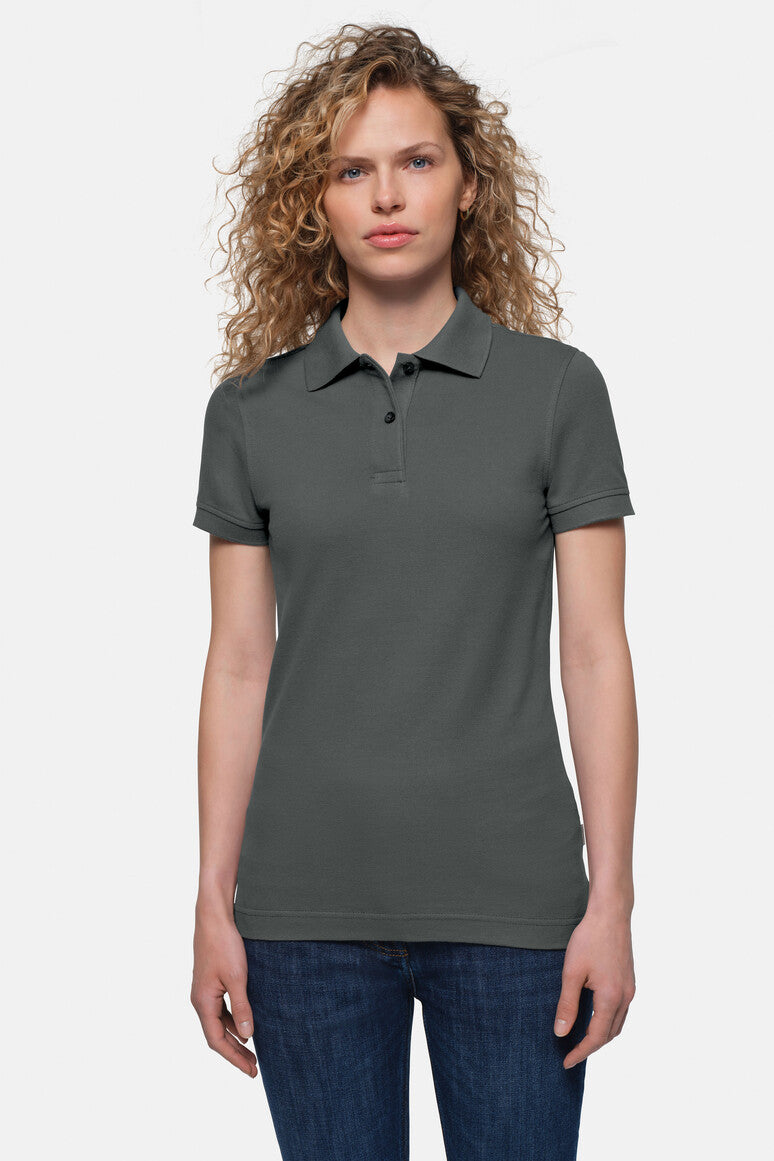 HAKRO Damen Poloshirt Top anthrazit