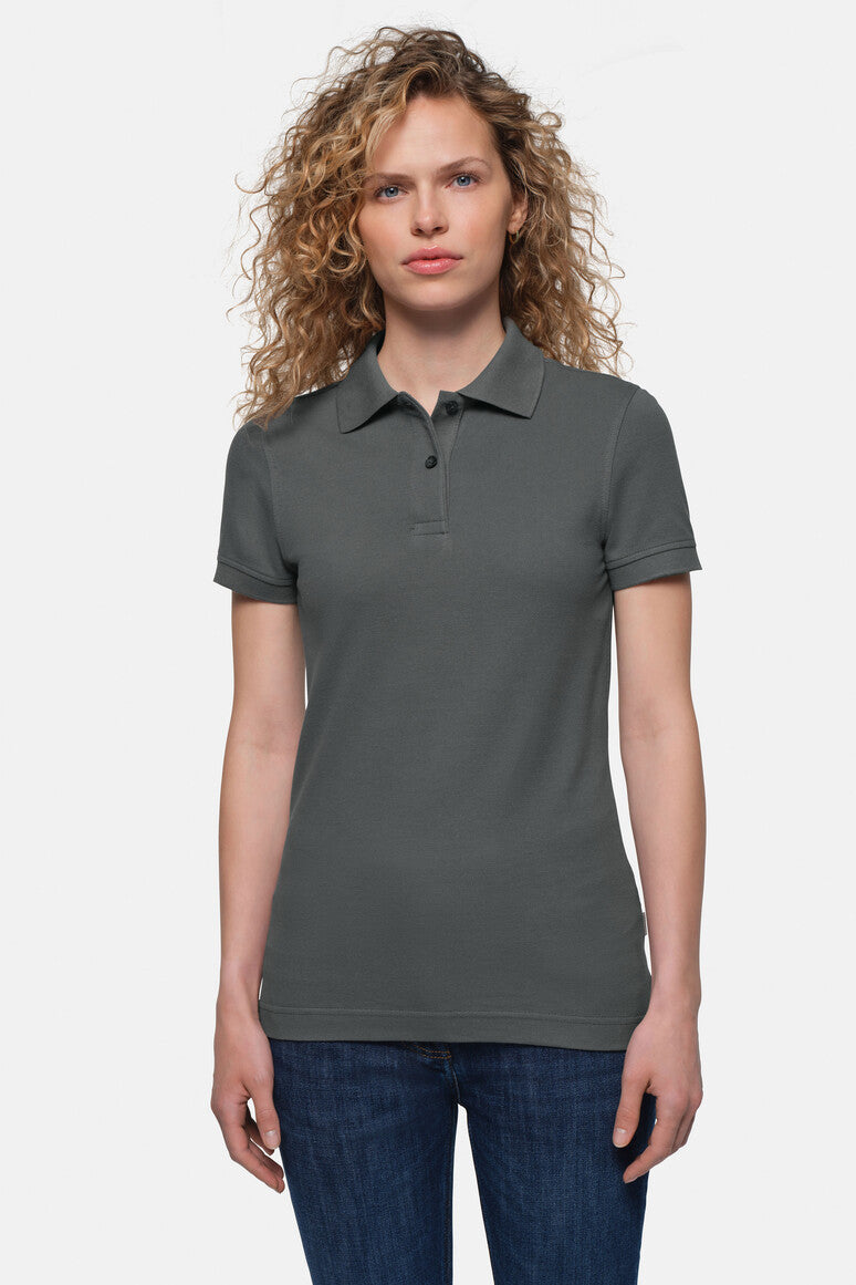 HAKRO Damen Poloshirt Top graphit