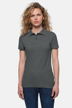 HAKRO Damen Poloshirt Top graphit
