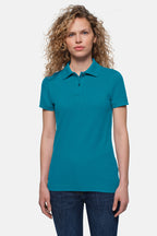 HAKRO Damen Poloshirt Top petrol