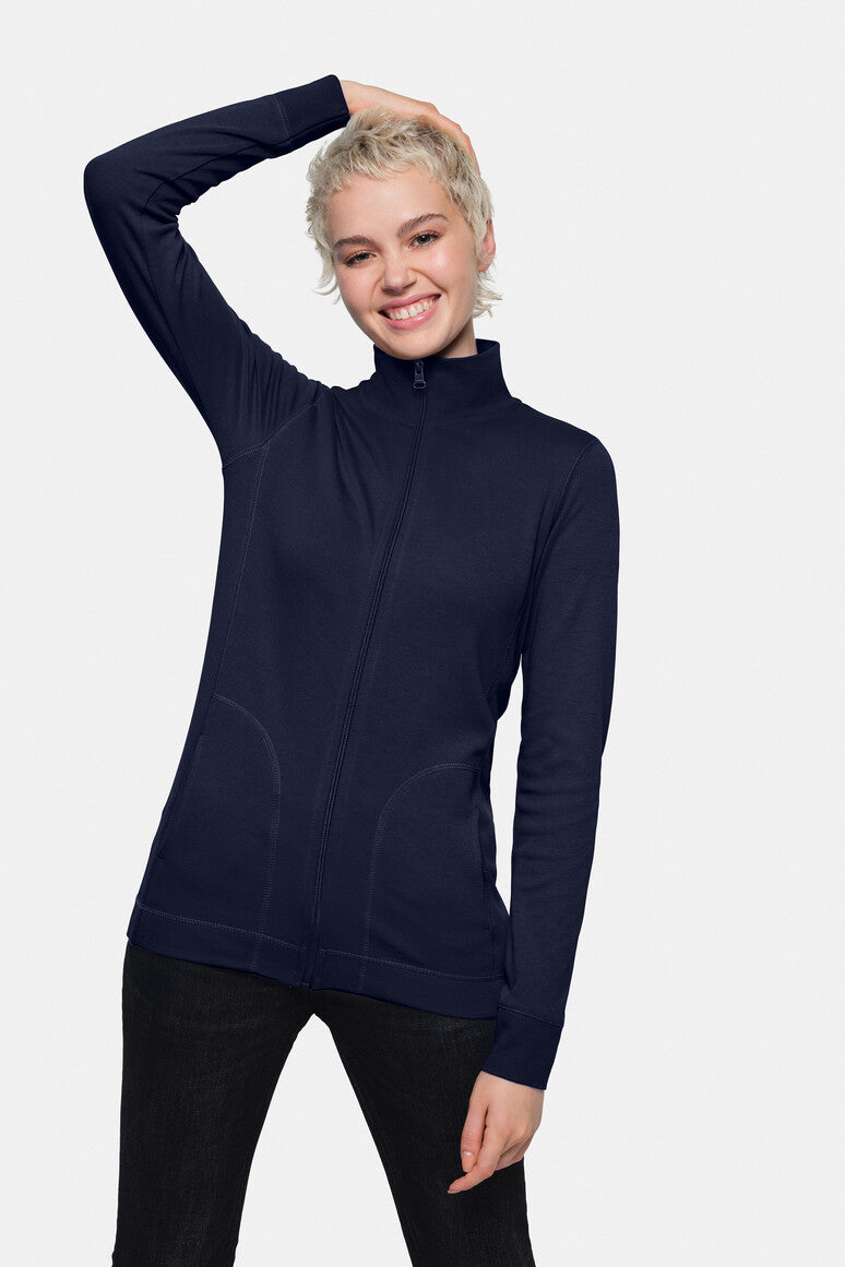 HAKRO Damen Interlockjacke tinte