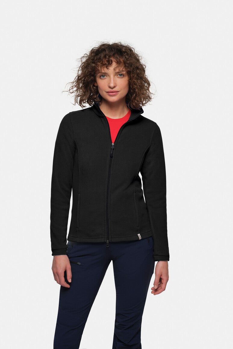 HAKRO Fleecejacke ECO schwarz