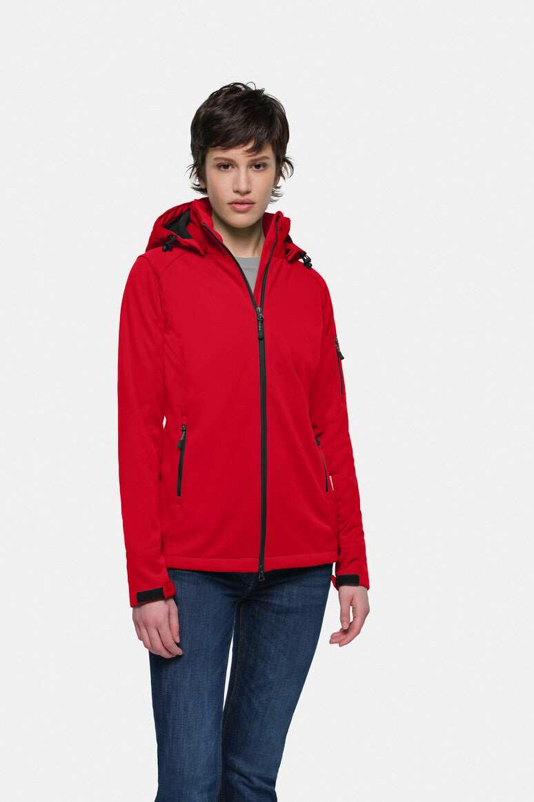 HAKRO Damen Softshelljacke Alberta rot