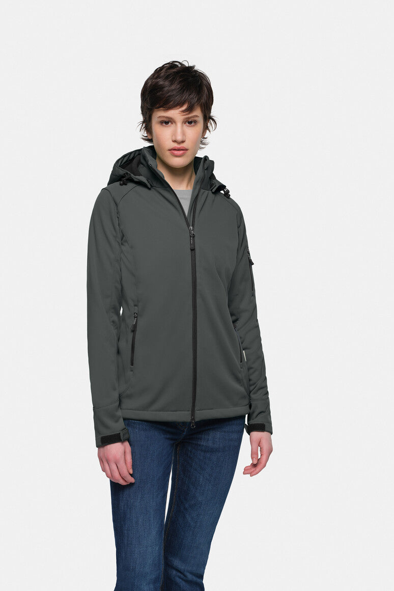 HAKRO Damen Softshelljacke Alberta anthrazit