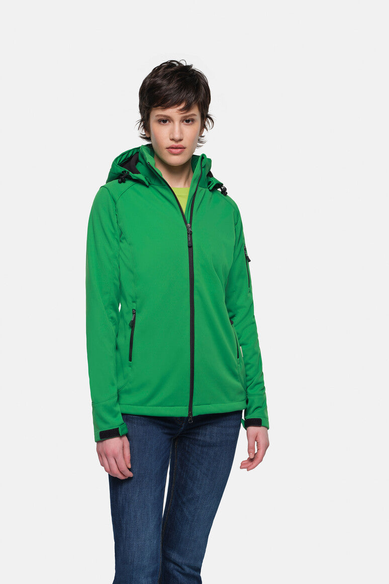 HAKRO Damen Softshelljacke Alberta kellygrün