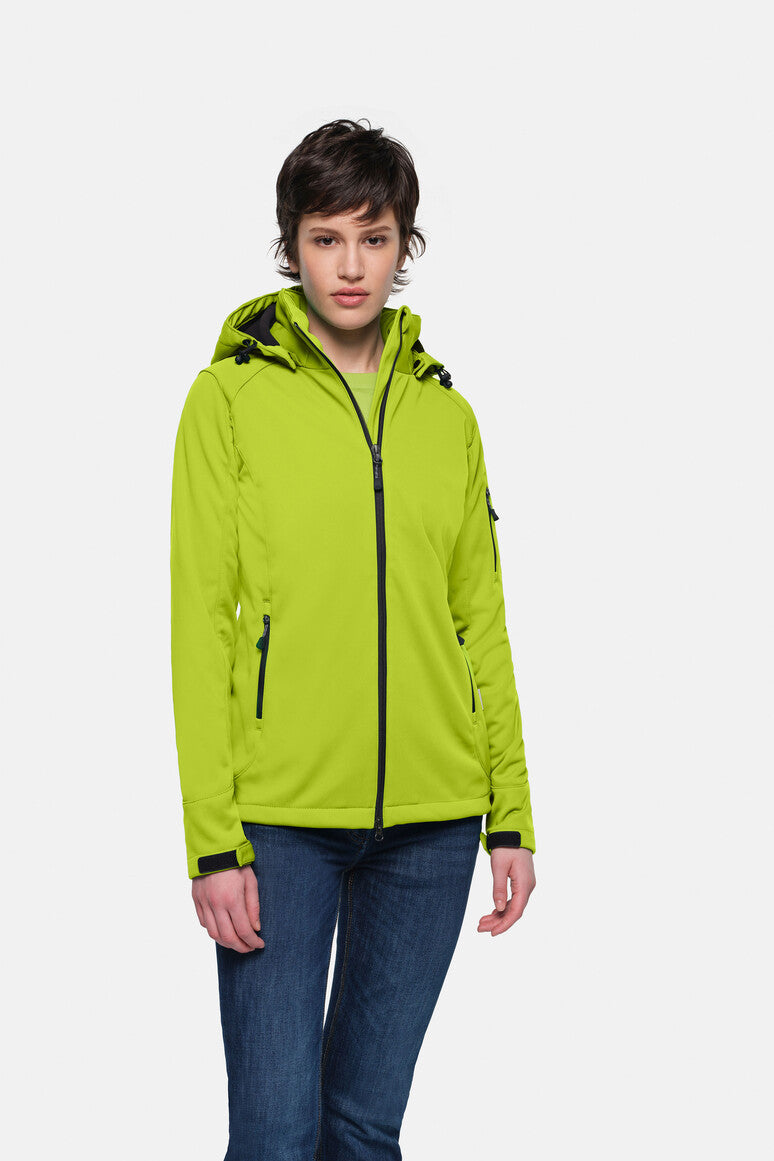 HAKRO Damen Softshelljacke Alberta kiwi