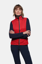 HAKRO Damen Light-Softshellweste Sarina rot