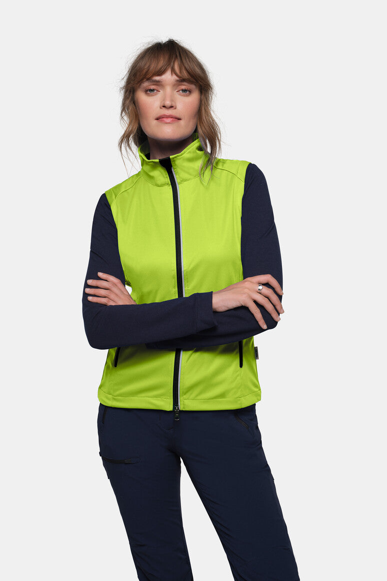 HAKRO Damen Light-Softshellweste Sarina kiwi