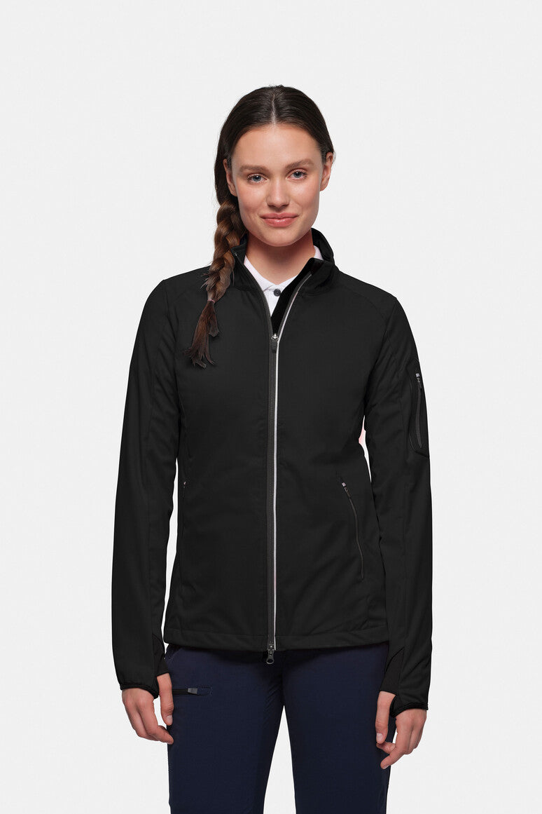 HAKRO Damen Light-Softshelljacke Sidney schwarz