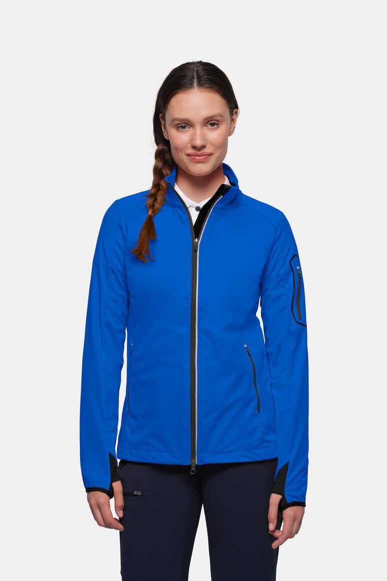 HAKRO Damen Light-Softshelljacke Sidney royalblau