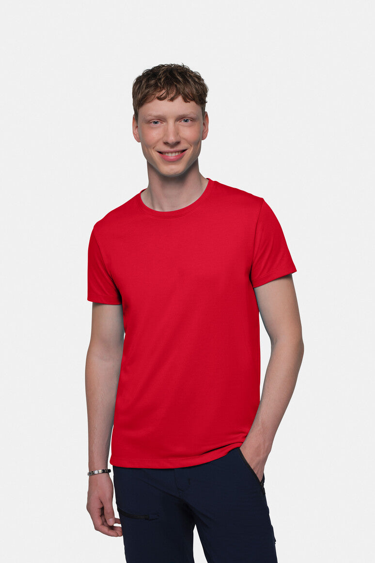 HAKRO Cotton Tec® T-Shirt rot