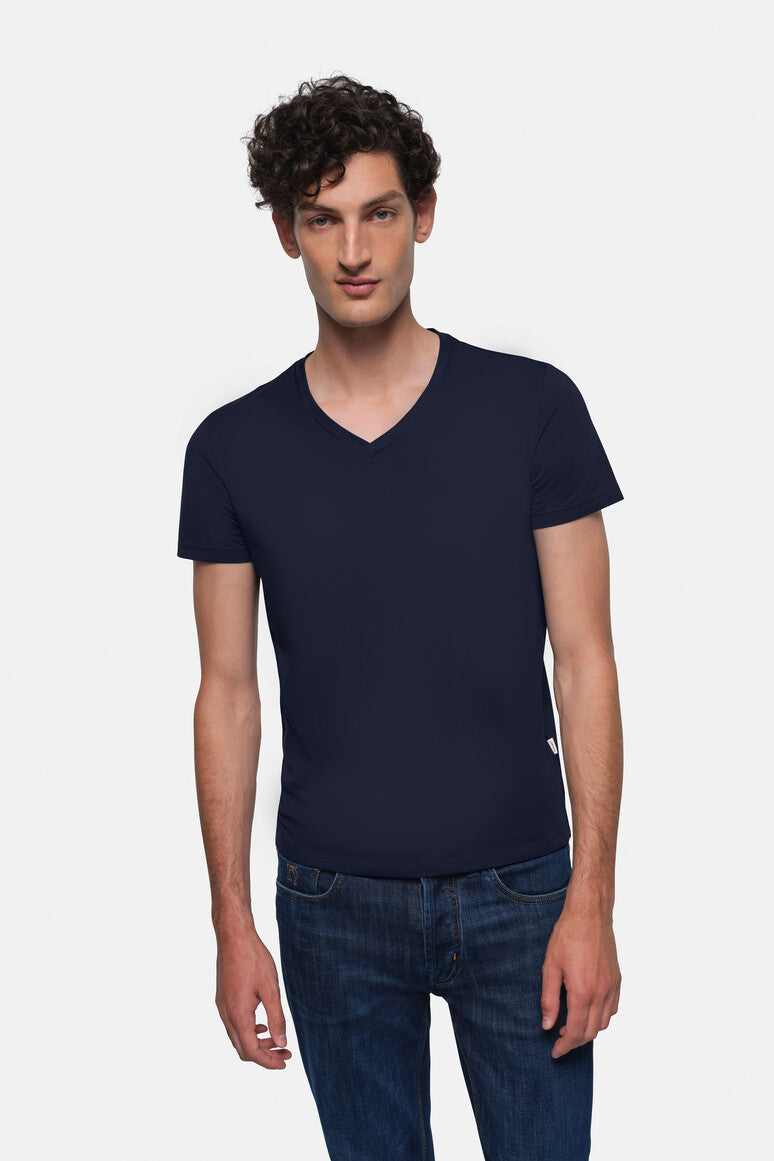HAKRO V-Shirt Stretch tinte