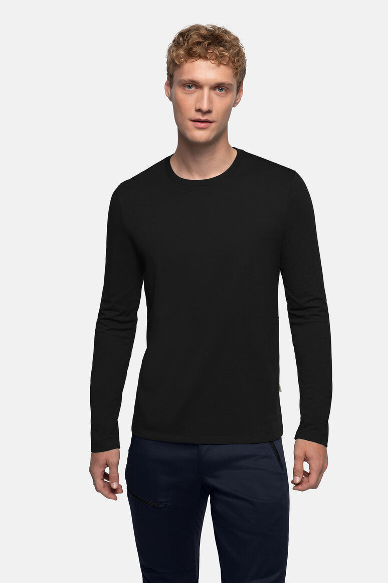HAKRO Longsleeve Mikralinar® schwarz