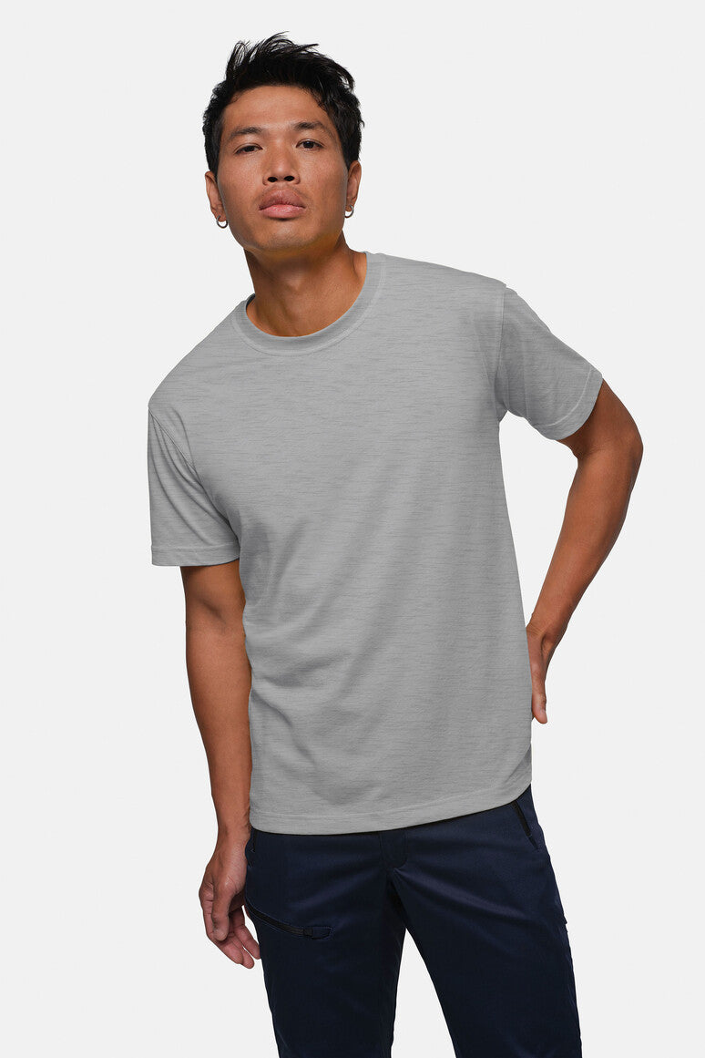HAKRO T-Shirt Mikralinar grau meliert