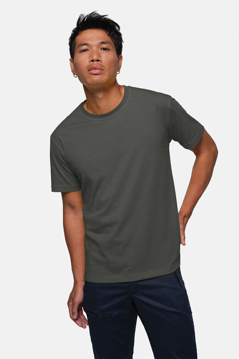 HAKRO T-Shirt Mikralinar anthrazit meliert
