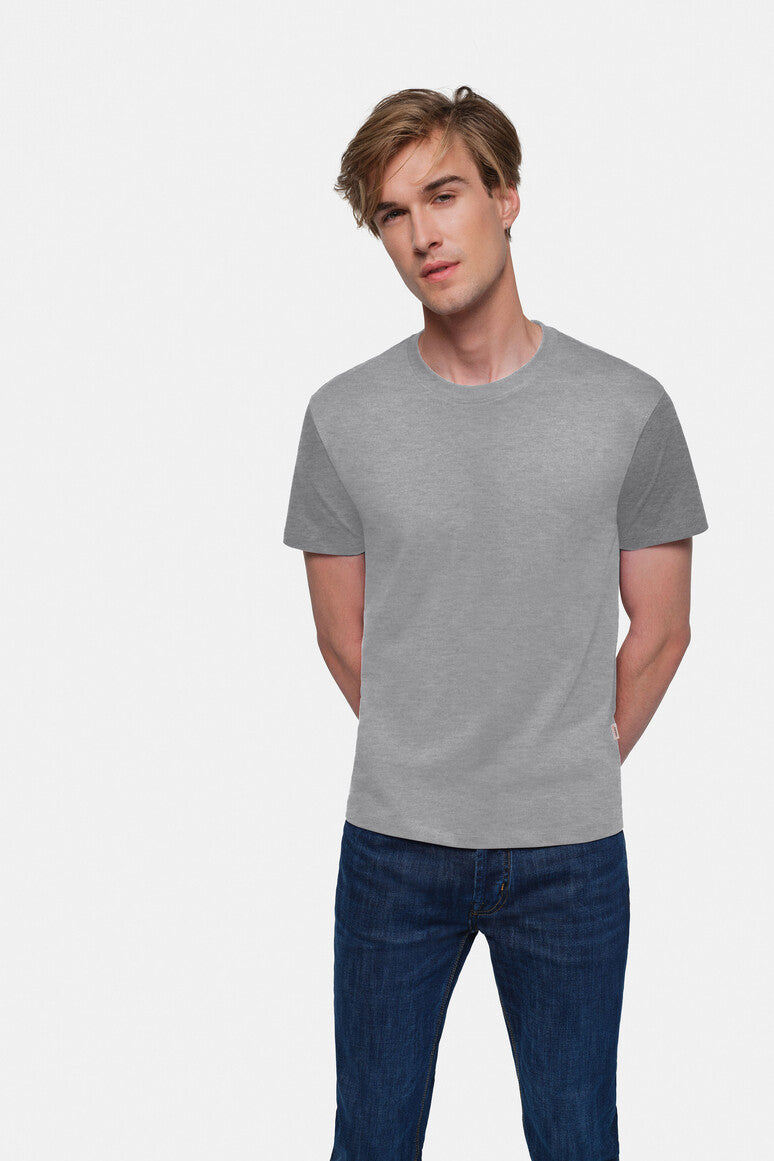 HAKRO T-Shirt Classic grau meliert