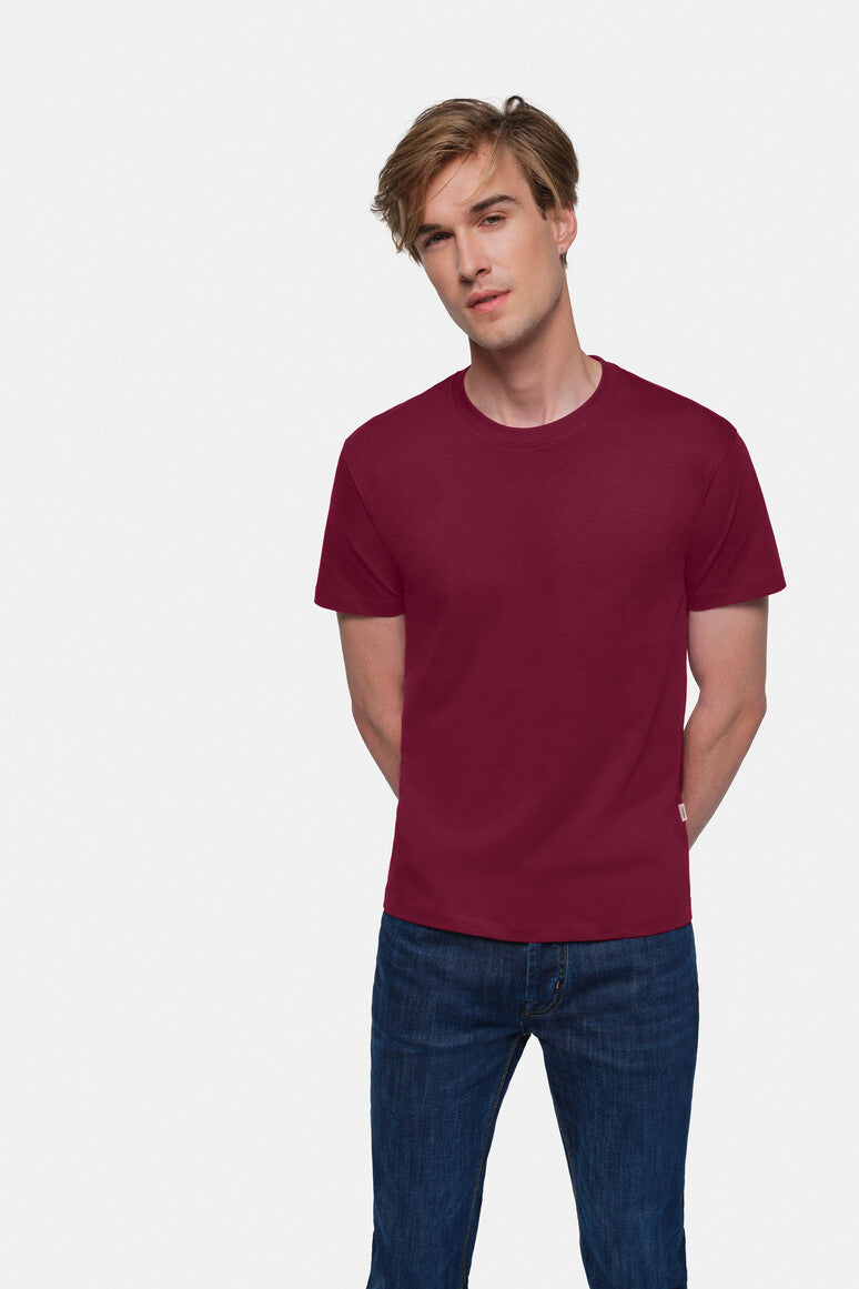HAKRO T-Shirt Classic weinrot