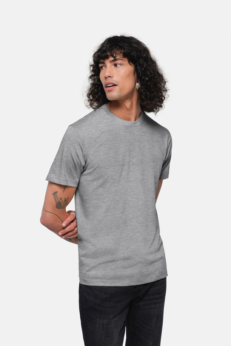 HAKRO T-Shirt Heavy grau meliert