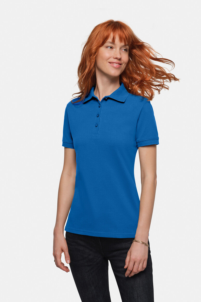 HAKRO Damen Poloshirt Bio-Baumwolle GOTS royalblau