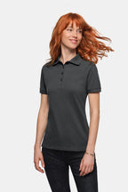 HAKRO Damen Poloshirt Bio-Baumwolle GOTS karbongrau