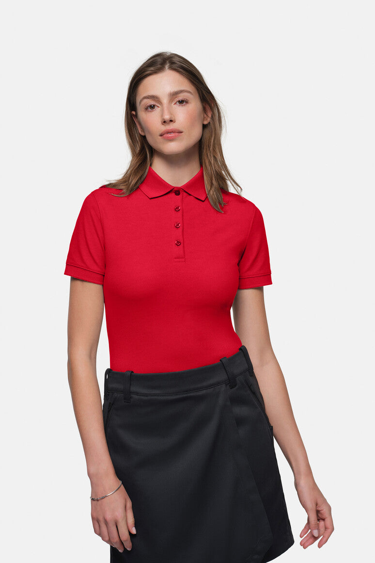 HAKRO Damen Poloshirt MIKRALINAR ECO rot