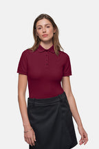 HAKRO Damen Poloshirt MIKRALINAR ECO weinrot