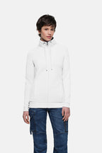 HAKRO Damen Sweatjacke College weiß