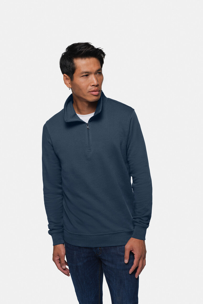 HAKRO Zip-Sweatshirt Premium marine