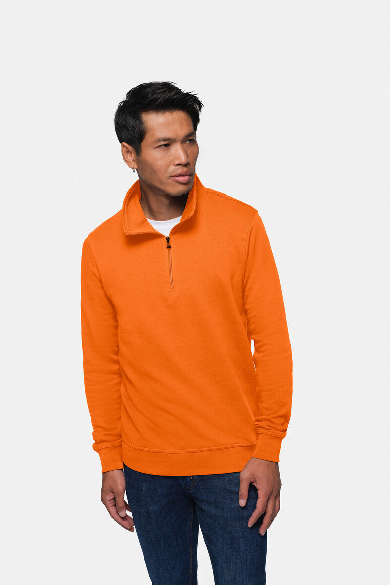 HAKRO Zip-Sweatshirt Premium orange