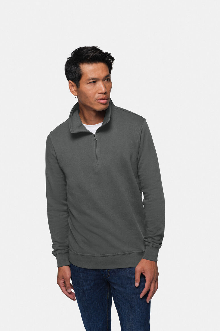 HAKRO Zip-Sweatshirt Premium anthrazit