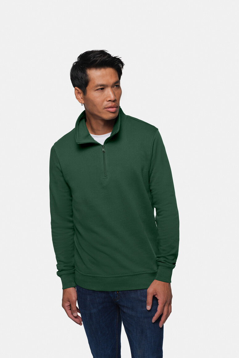 HAKRO Zip-Sweatshirt Premium tanne