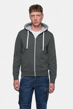 HAKRO Kapuzenjacke Bonded anthrazit/silber