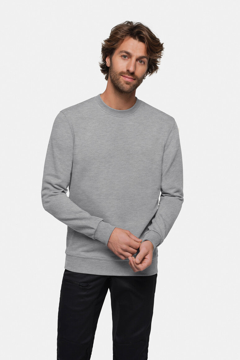HAKRO Sweatshirt Mikralinar® grau meliert