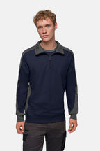 HAKRO Zip-Sweatshirt Contrast Mikralinar tinte/anthrazit