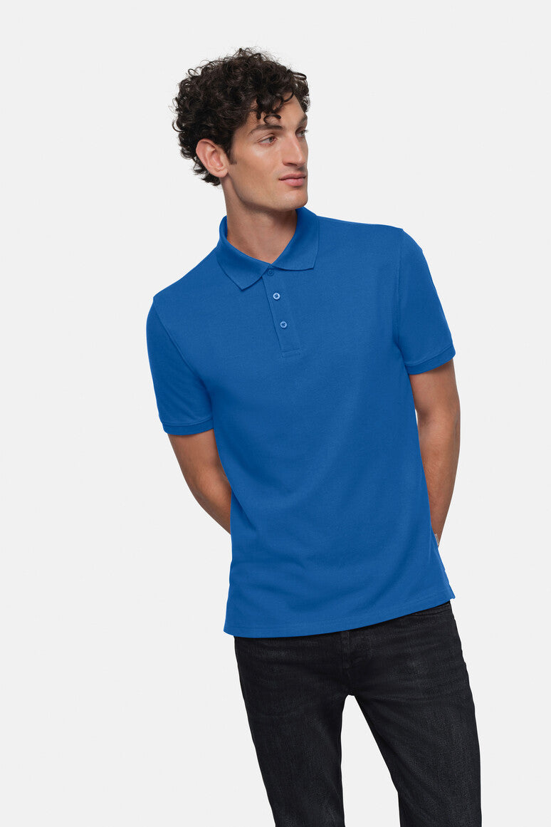 HAKRO Poloshirt Bio-Baumwolle GOTS royalblau