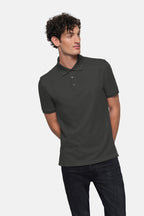 HAKRO Poloshirt Bio-Baumwolle GOTS karbongrau