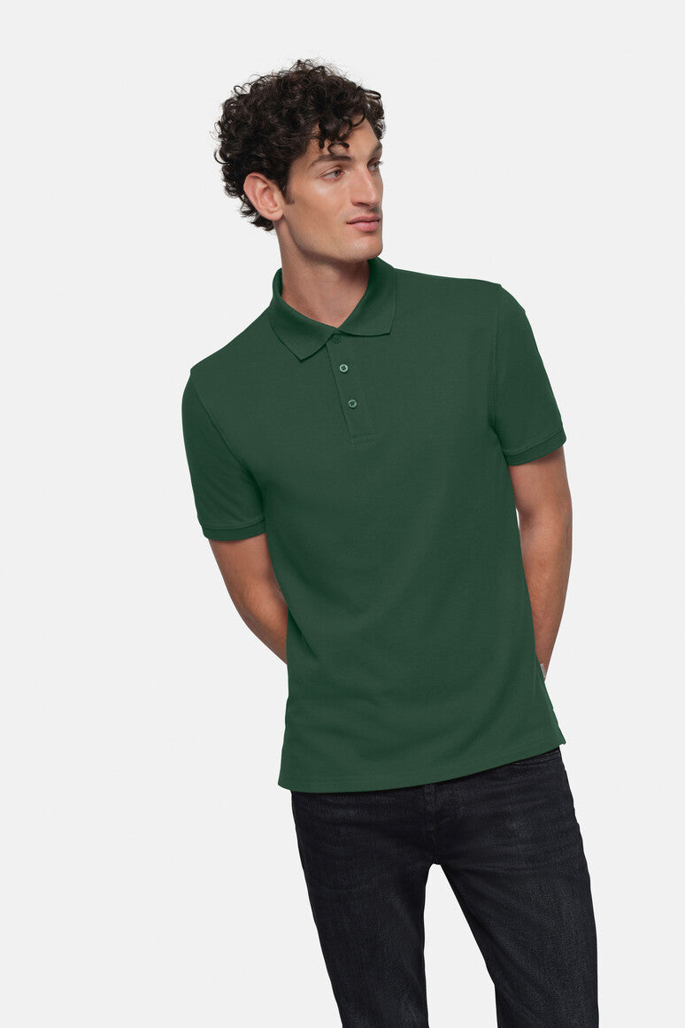 HAKRO Poloshirt Bio-Baumwolle GOTS tanne