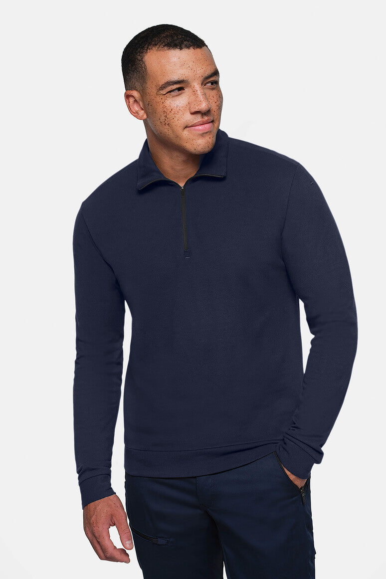 HAKRO Zip-Longsleeve Piqué MIKRALINAR ECO tinte
