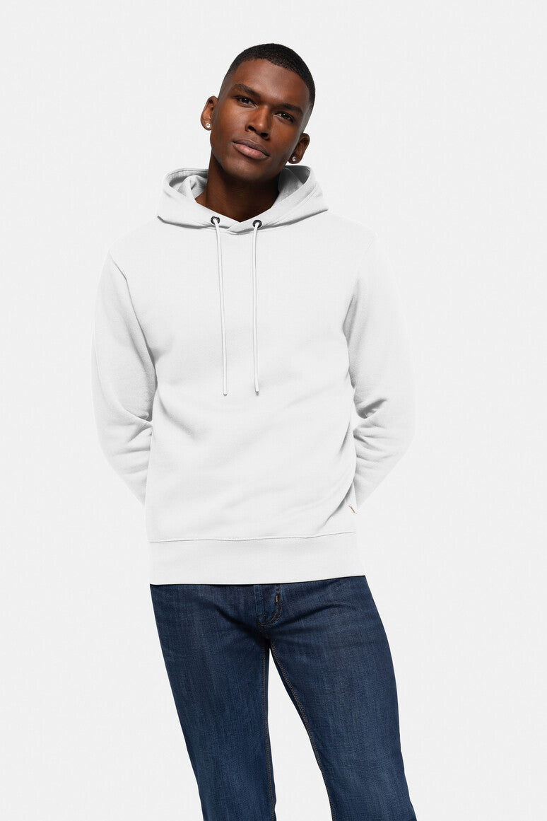 HAKRO Kapuzen-Sweatshirt Bio-Baumwolle GOTS weiß
