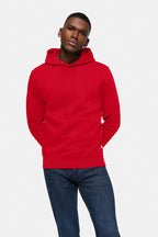 HAKRO Kapuzen-Sweatshirt Bio-Baumwolle GOTS rot