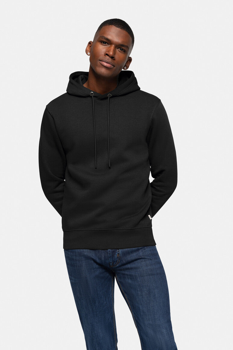 HAKRO Kapuzen-Sweatshirt Bio-Baumwolle GOTS schwarz