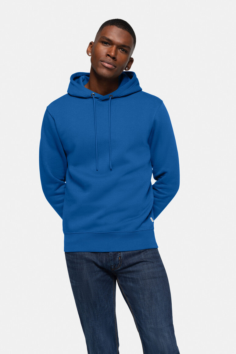 HAKRO Kapuzen-Sweatshirt Bio-Baumwolle GOTS royalblau
