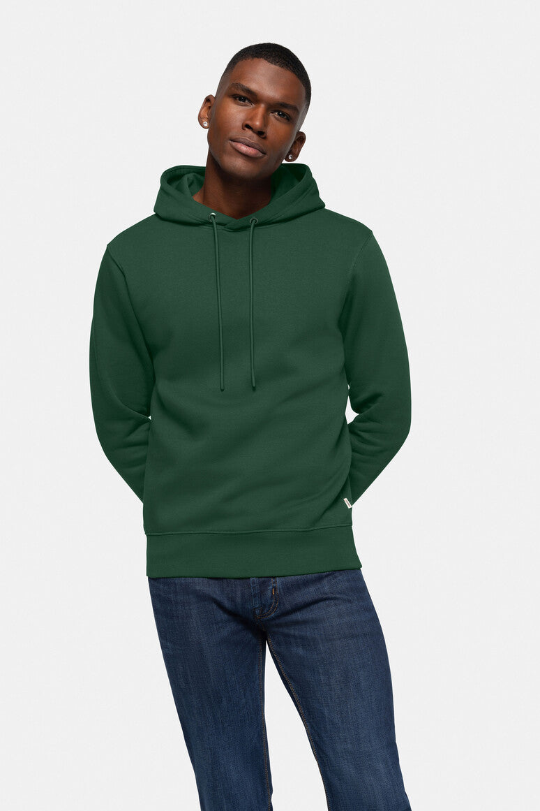 HAKRO Kapuzen-Sweatshirt Bio-Baumwolle GOTS tanne