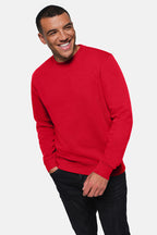 HAKRO Sweatshirt Bio-Baumwolle GOTS rot