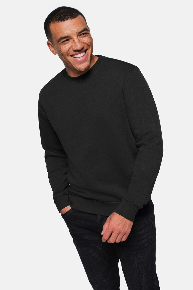HAKRO Sweatshirt Bio-Baumwolle GOTS schwarz