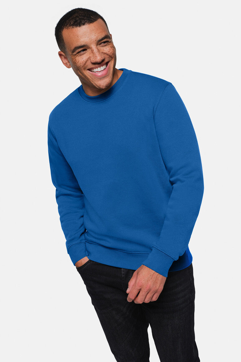 HAKRO Sweatshirt Bio-Baumwolle GOTS royalblau