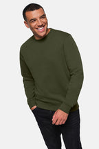 HAKRO Sweatshirt Bio-Baumwolle GOTS olive
